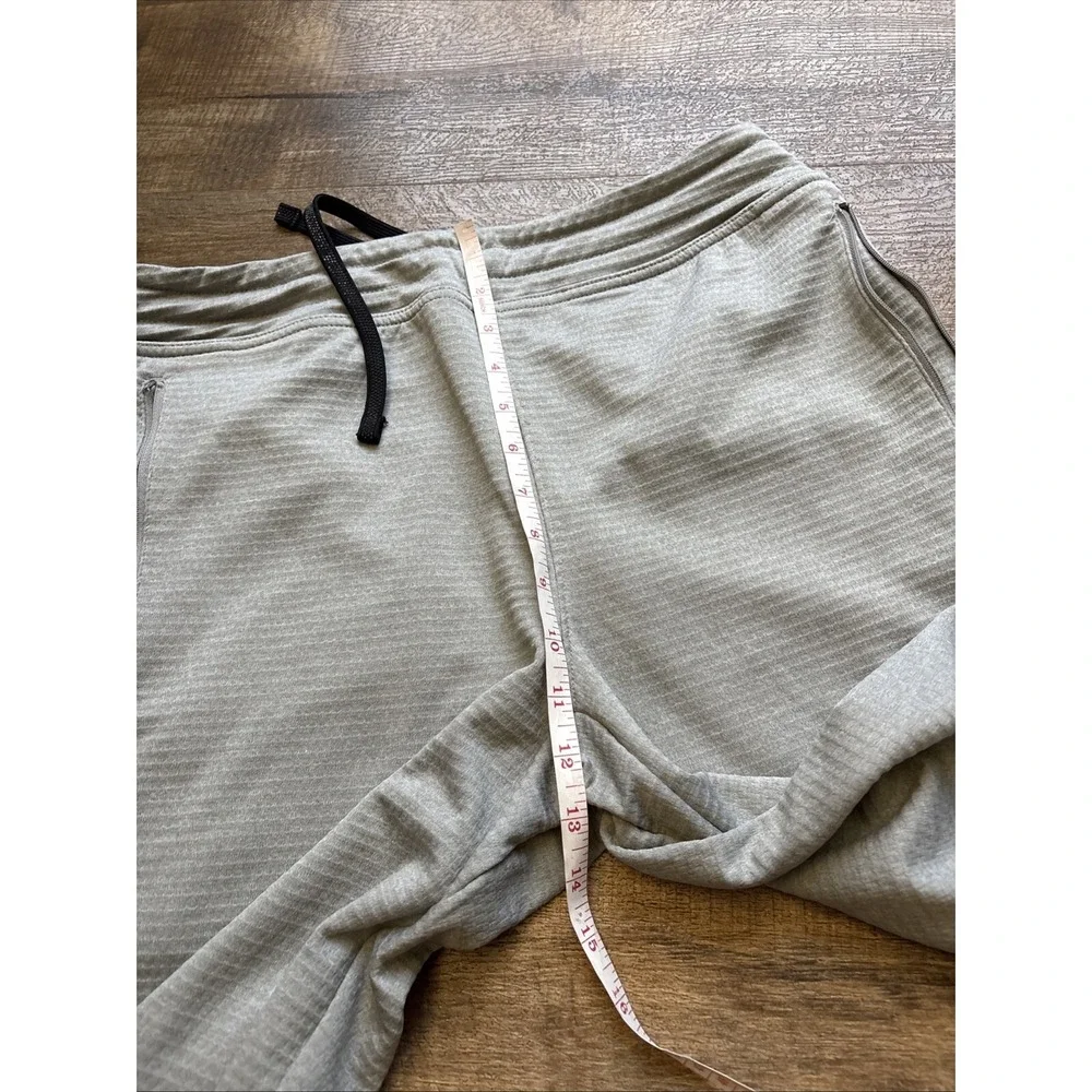 Nike KO Thermal Pants Mens Med Gray Therma Fit Fleece Sweats Drawstring 575106